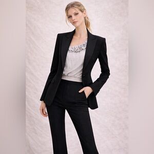 BLVD Gray One Shoulder Sleeveless Blouse with Rosette Detail - Size 6